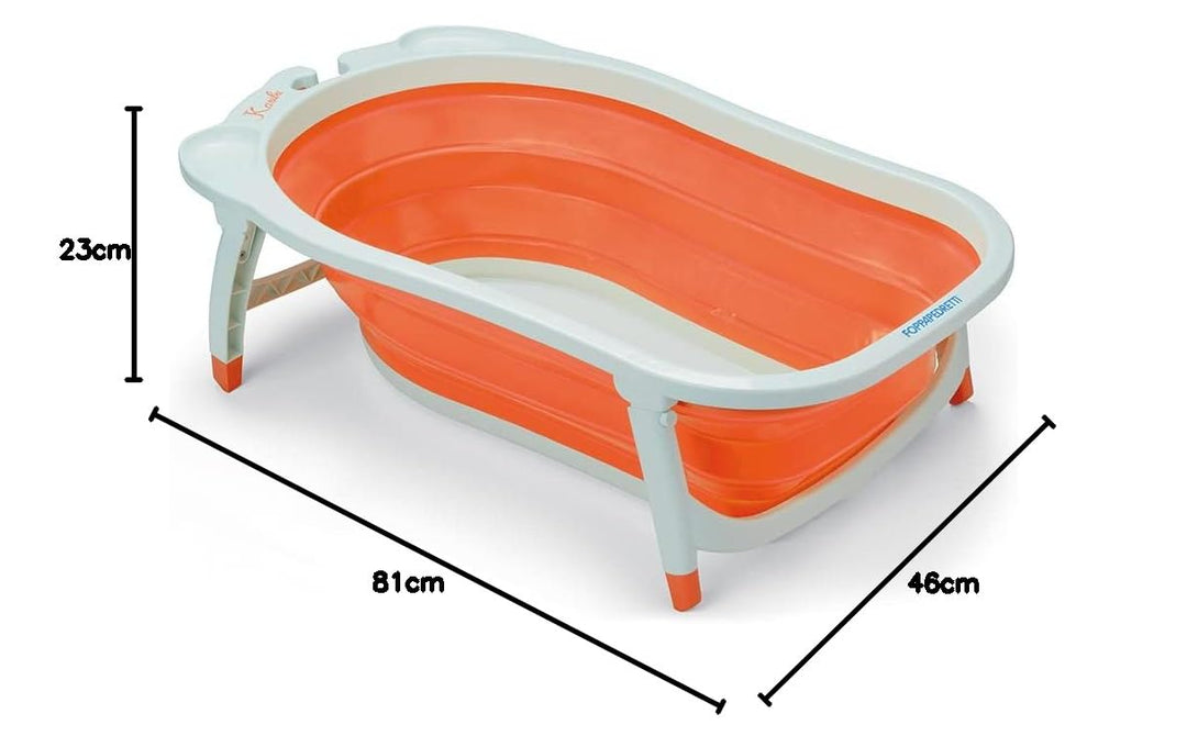 Foppapedretti Soffietto Baby-Badewanne, für Babys von der Geburt bis 15 kg, 23 x 46 x 81 cm, 2 kg, O