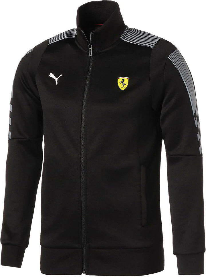 PUMA Herren Ferrari Race T7 Trac Jacke XL Puma Black, XL Puma Black
