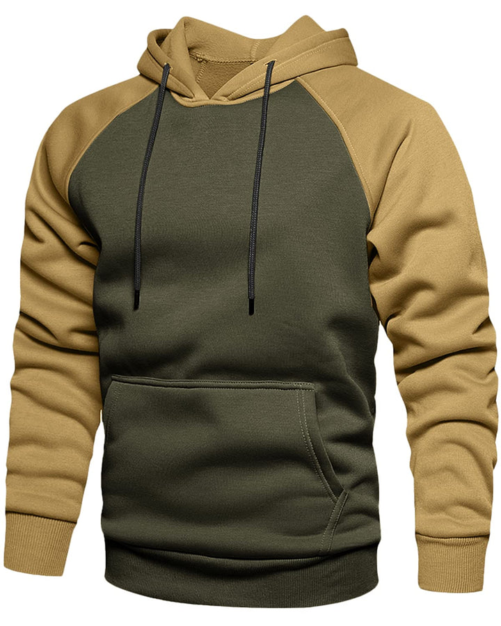MANLUODANNI Herren Kapuzenpullover Raglan Men's Hoodie Pullover mit Kapuze Casual Sweatshirt Classic