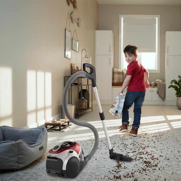 LG VK8506NHAG Beutelloser Staubsauger, 650 W, Kompressor-System, Turbo-Zyklon-System, Teleskop-Staub