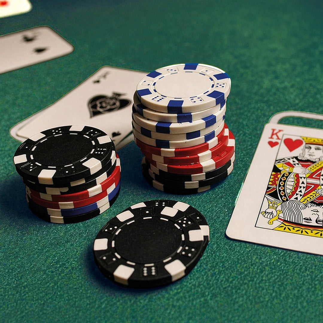 Pokerkoffer: Professionelles Poker-Set im abschliessbaren Aluminium-Koffer (Kartenspiele, Pokerspiel