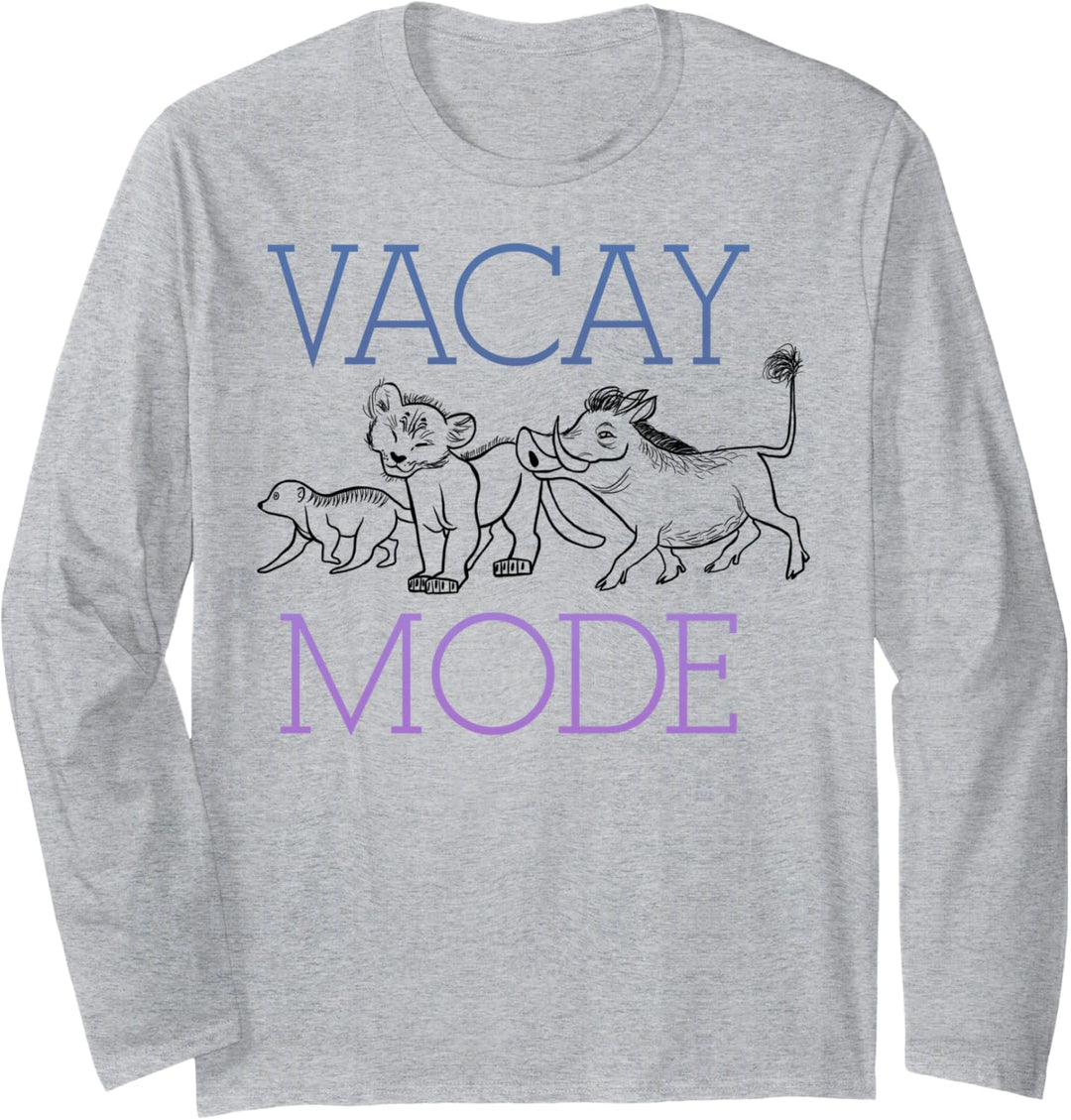 Disney The Lion King Live Action Sketch Vacay Mode Langarmshirt