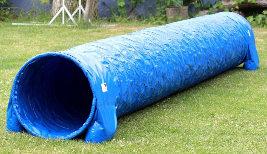 Callieway® Dog Agility Tunnel Profi Hunde Tunnel Agility Gerät (Stützsandsäcke bereits inklusive) (6