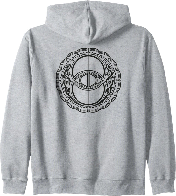 Vesica Piscis, Kelchbrunnen, Symbol, Blume des Lebens, Wicca Kapuzenjacke