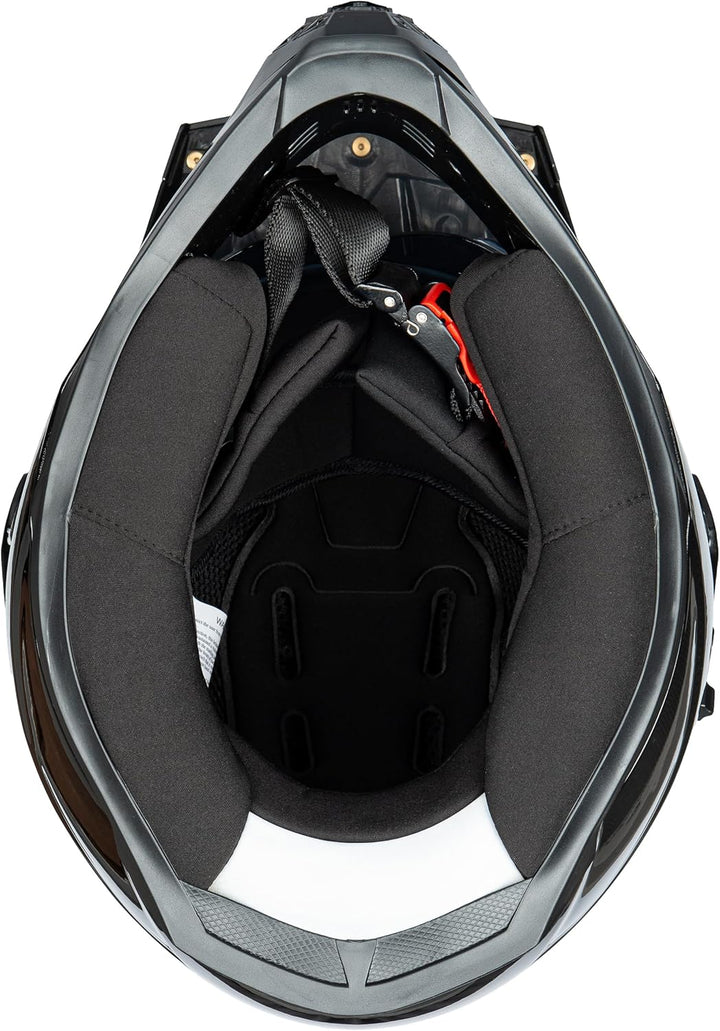 JIEKAI Adventure Helme Motocross Helm Sicherheitsnorm ECE 22.05 Motorradhelme,Roller Ski ATV Helm XL
