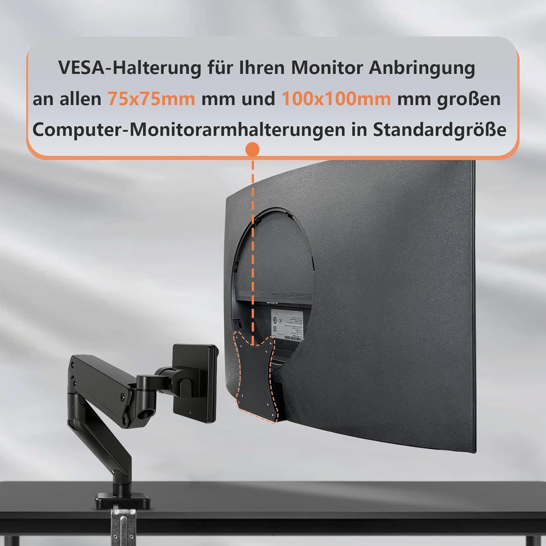 S39C T55 Mount Adapter kompatibel mit gebogenen Monitor Samsung 24" 27" 32" T550 S39C