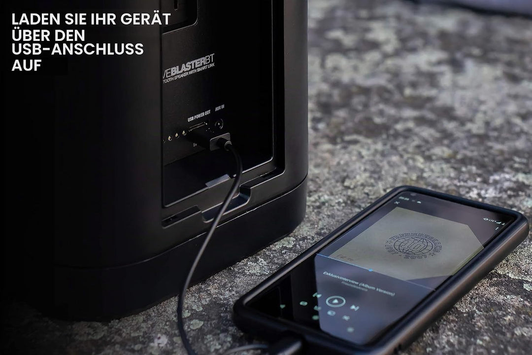 Reloop Groove Blaster Bluetooth® Lautsprecher AUX, NFC, USB Schwarz