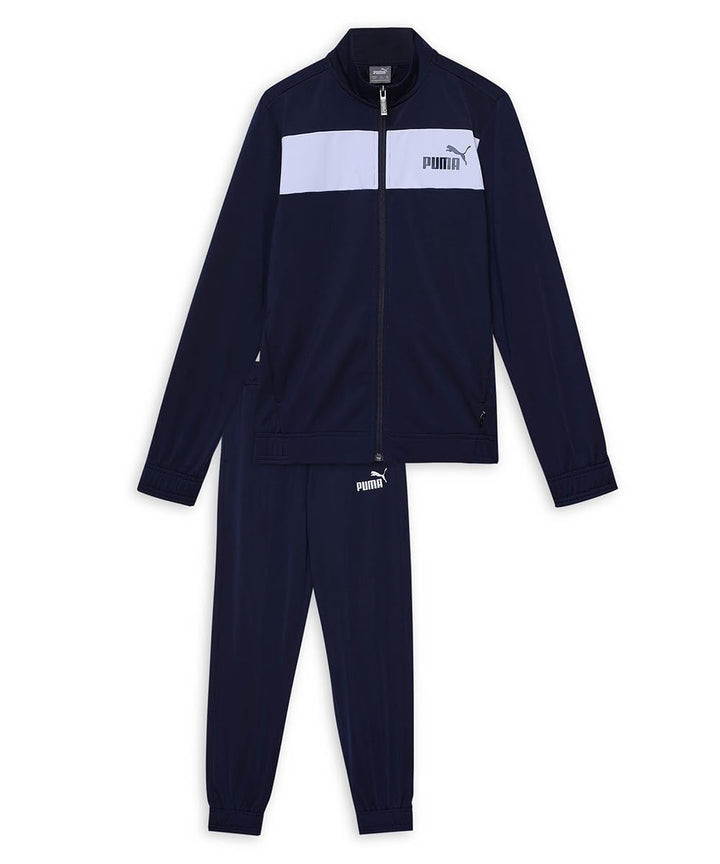 PUMA Jungen Poly Suit Cl B Trainingsanzug 104 Blau (Peacoat), 104 Blau (Peacoat)