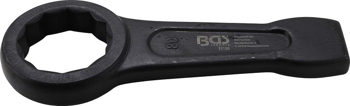 BGS 35180 | Schlag-Ringschlüssel | SW 80 mm Schlüsselweite: 80 mm, Schlüsselweite: 80 mm