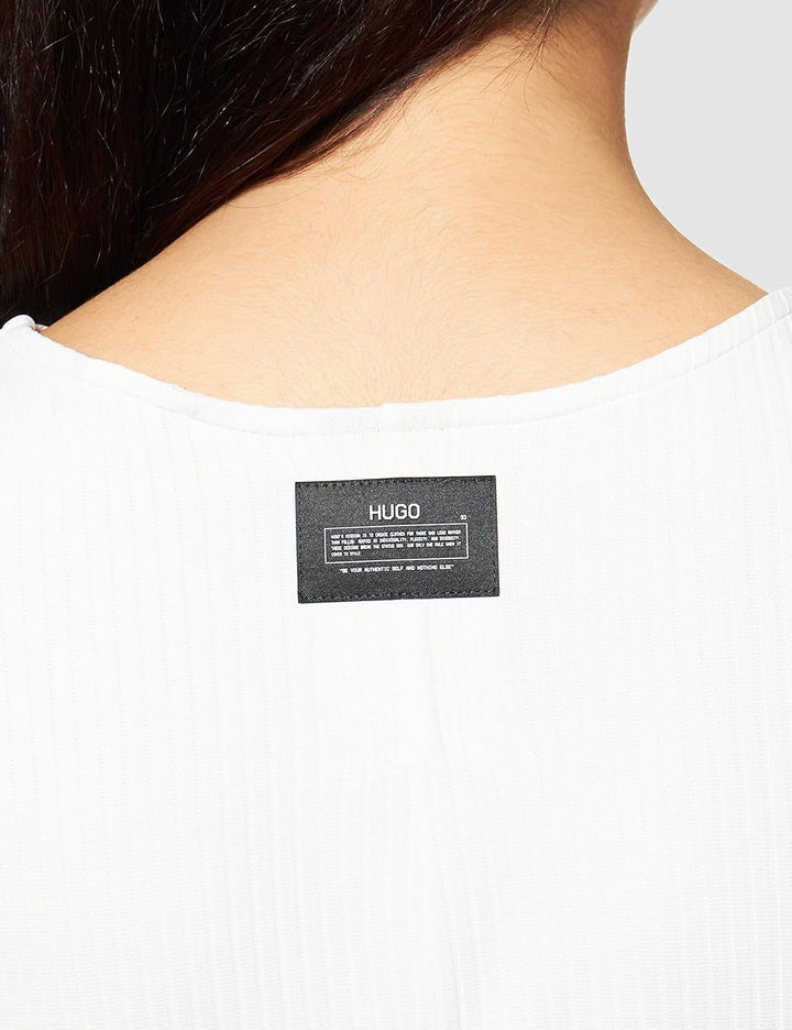HUGO Damen Nexine Top L Natural102, L Natural102