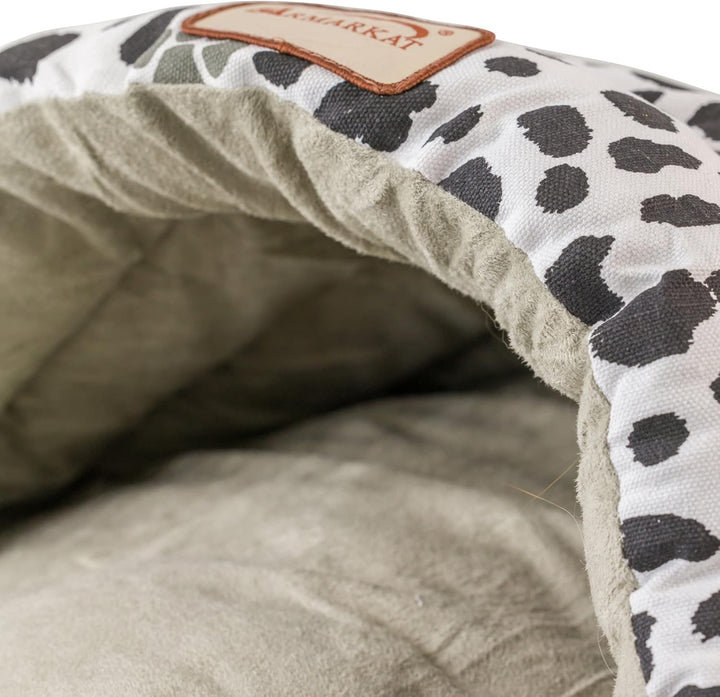 Armarkat Katzenbett mit Pfotenabdruck, 50,8 x 27,9 cm, Salbeigrün und Pfotenabdruck L 51 x B 28 x H