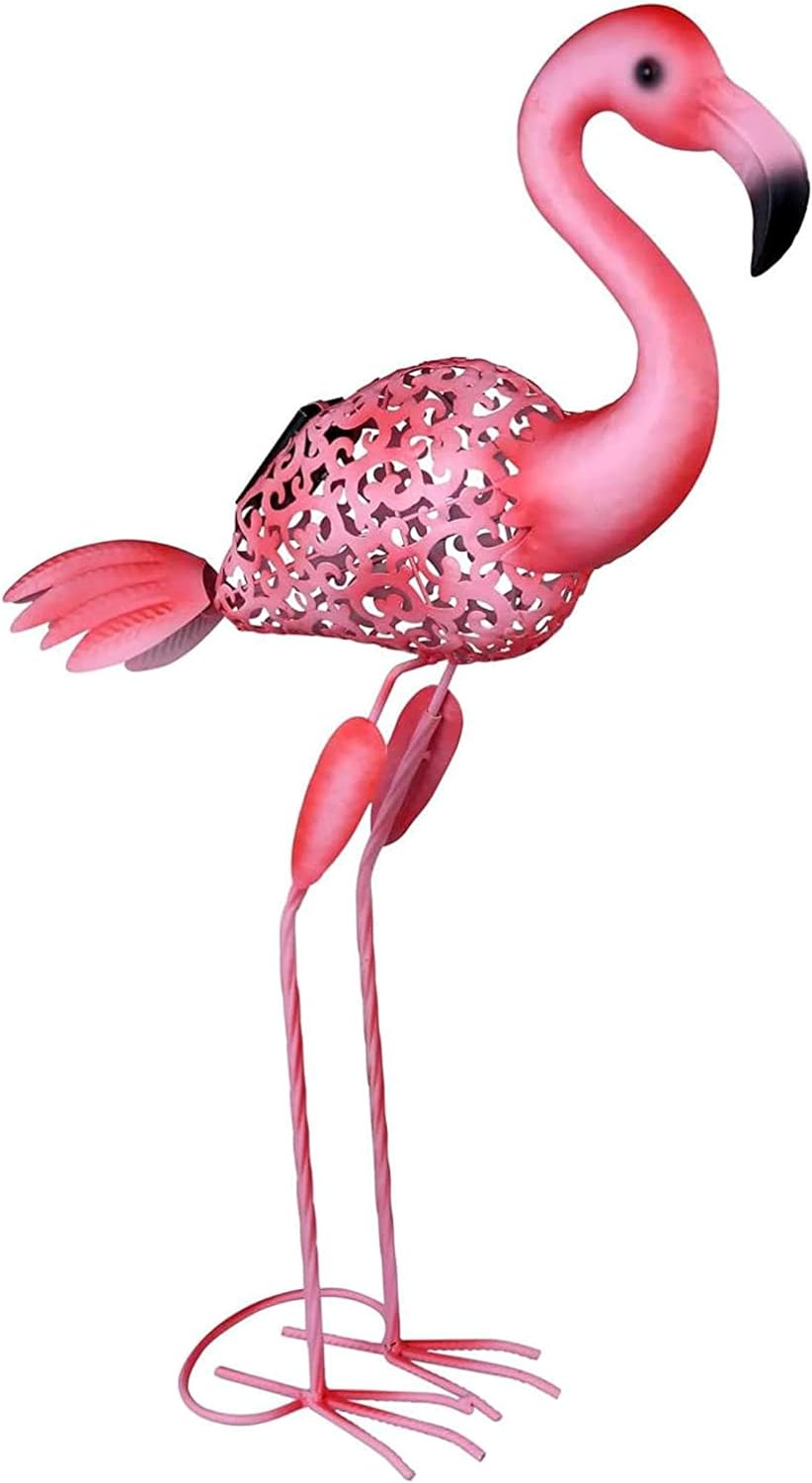 Flamingo Solarleuchte Garten für Aussen Solarlampe Gartenlampen Solar Gartenleuchte Gartendeko Steh