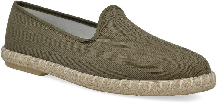 Herren Espadrilles Sommerpantoffeln aus Canvas. Sommerschuhe Segeltuch. Freizeitschuhe. Brasilianer
