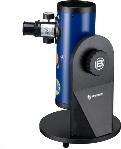 Bresser Junior Spiegelteleskop 76/300 Kompakt-Teleskop SMART mit benutzerfreundlicher Dobson-Montier