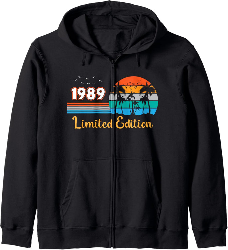 35. Geburtstag Mann Frau 35 Jahre 1989 Deko Lustig Geschenk Kapuzenjacke