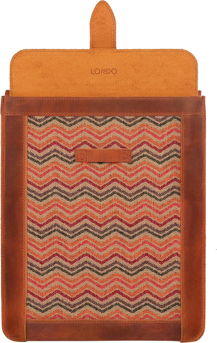 LONDO Echtleder-Ärmeltasche für Ipad - Large Kamel Large, Kamel Large