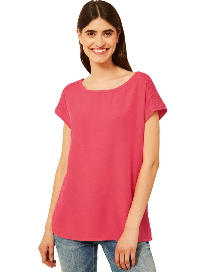 CECIL Damen B343183 Blusenshirt, Sunset Coral, M