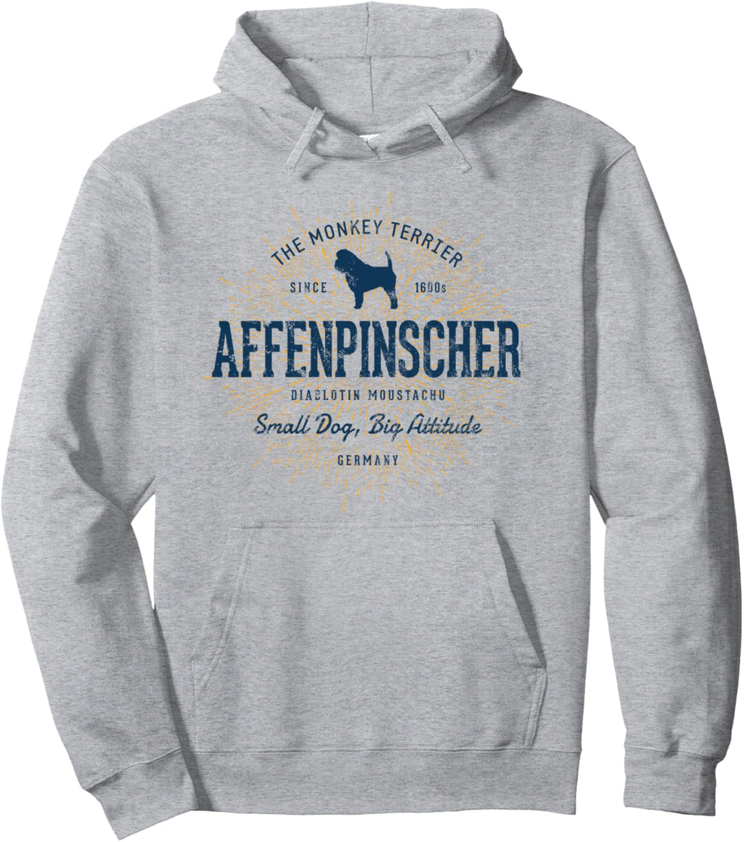 Vintage Retro Affenpinscher Pullover Hoodie