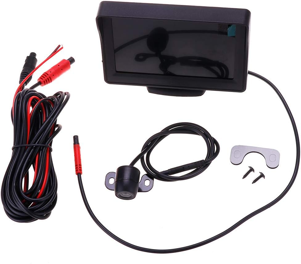 Teabelle 11,9 cm (4,3 Zoll) Rückfahrkamera mit Rückseite für Auto und TFT-LCD-Monitor