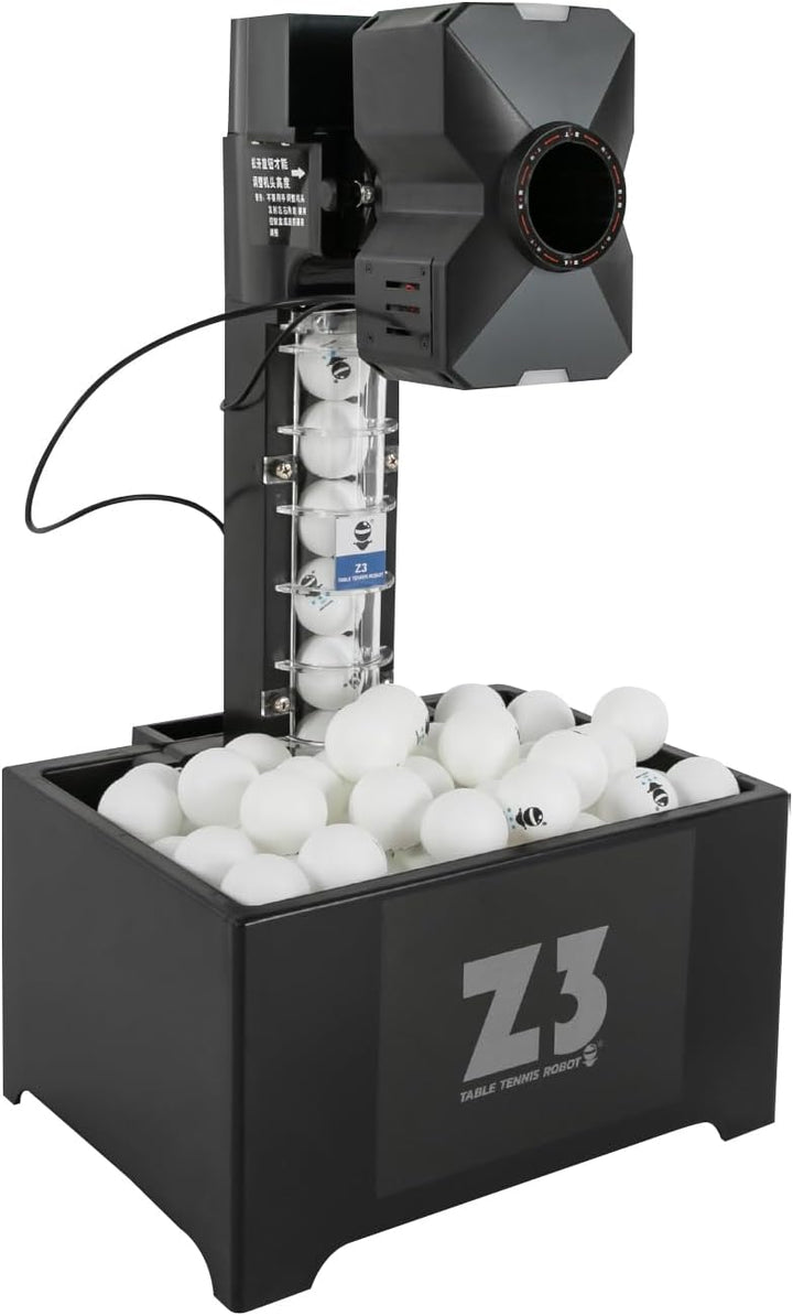 Automatische Tischtennis Ballmaschine, 10 Modi programmierbar Tischtennis Trainingsroboter Ping Pong