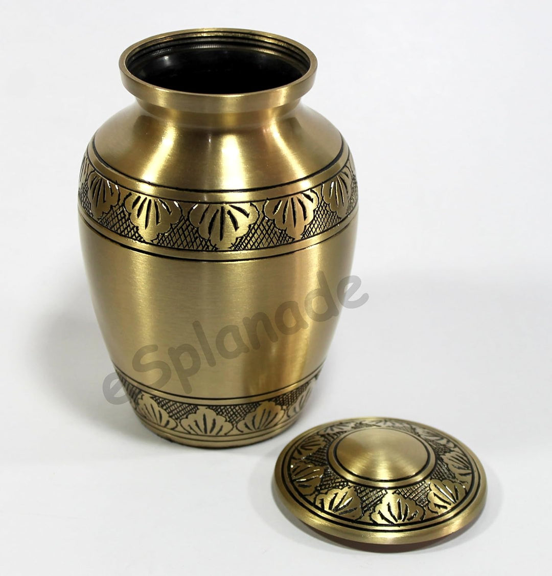 eSplanade Metall-Urnen-Gedenkglas-Behälter (Bronze), Bronze