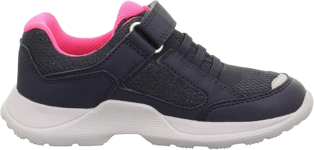 Superfit Mädchen Rush Sneaker 23 EU Blau Pink, 23 EU Blau Pink