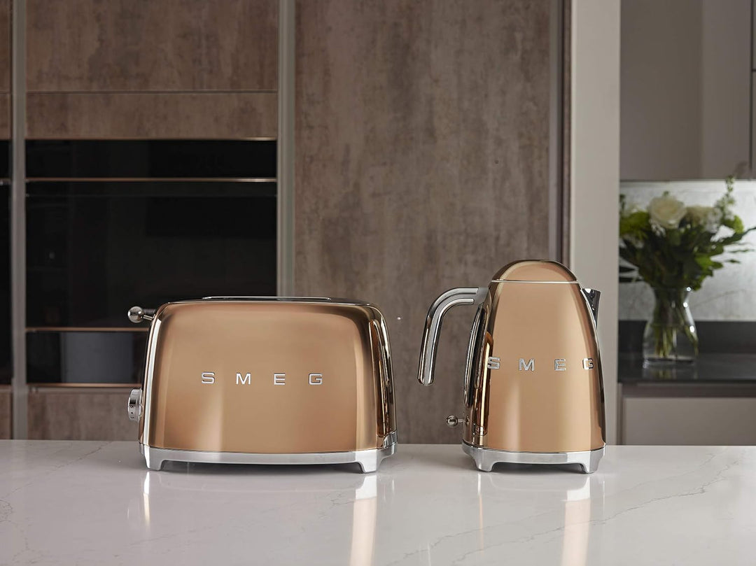 SMEG - Torradeira 2Tostas TSF01RGEU, Rosagold