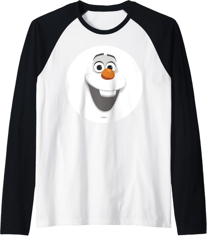 Disney Frozen Olaf Big Face Raglan