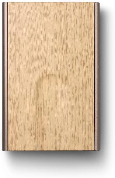 ÖGON -DESIGNS- Automatischer kartenhalter aus Aluminium mit RFID Schutz, originelle, schlanke und mi