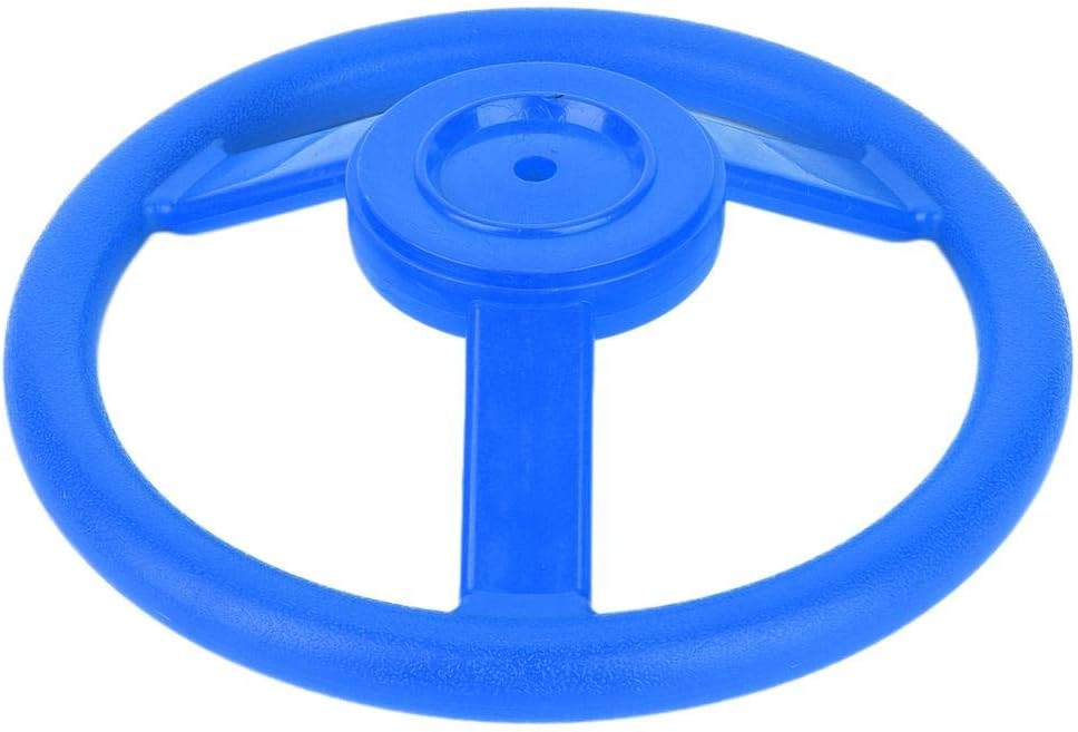 VGEBY1 Swingset Lenkrad, Kunststoff Outdoor Kids Lenkrad Befestigung Spielplatz Schaukel Set(Blau),
