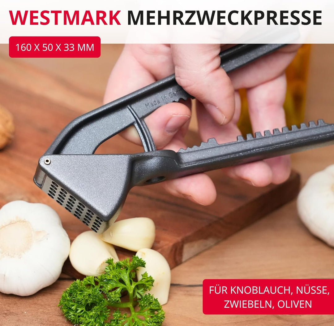 Westmark Mehrzweckpresse "Black Edition" – Zum Knacken von Nüssen, Entkernen und Fischentschuppen –