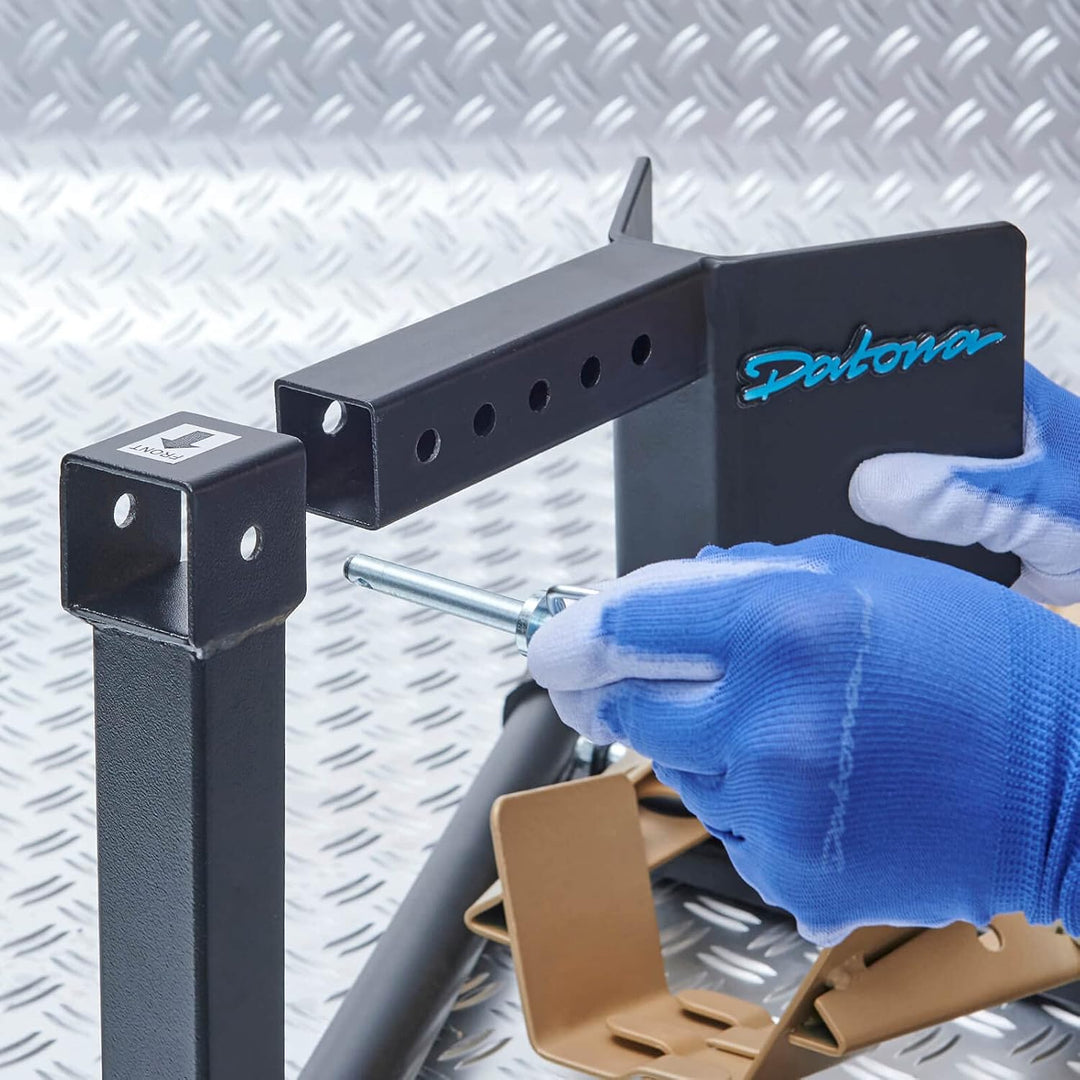 Datona Radwippe für Roller – Motorradständer bis 16 Zoll Reifen – Sicherer Stand mit Kipp-Mechanismu