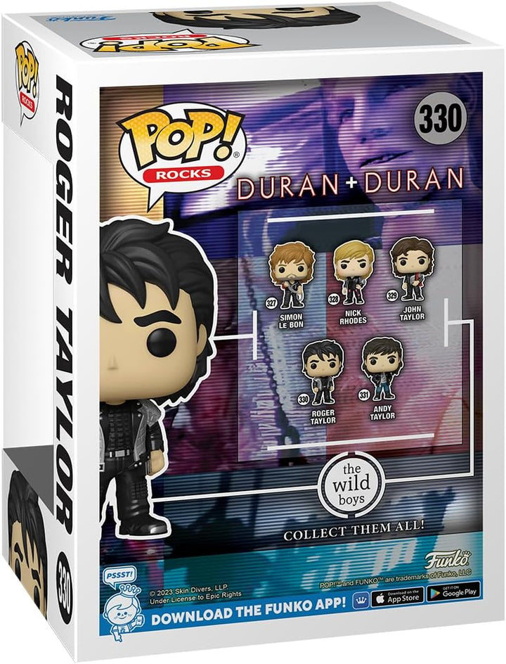 Funko Pop! Rocks: Duran Duran - Wild Boys Roger Taylor - Vinyl-Sammelfigur - Geschenkidee - Offiziel