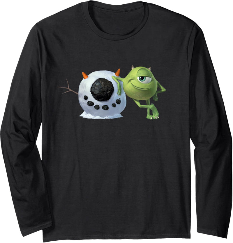 Disney PIXAR Monsters, Inc. Snowman Mike Holiday Langarmshirt