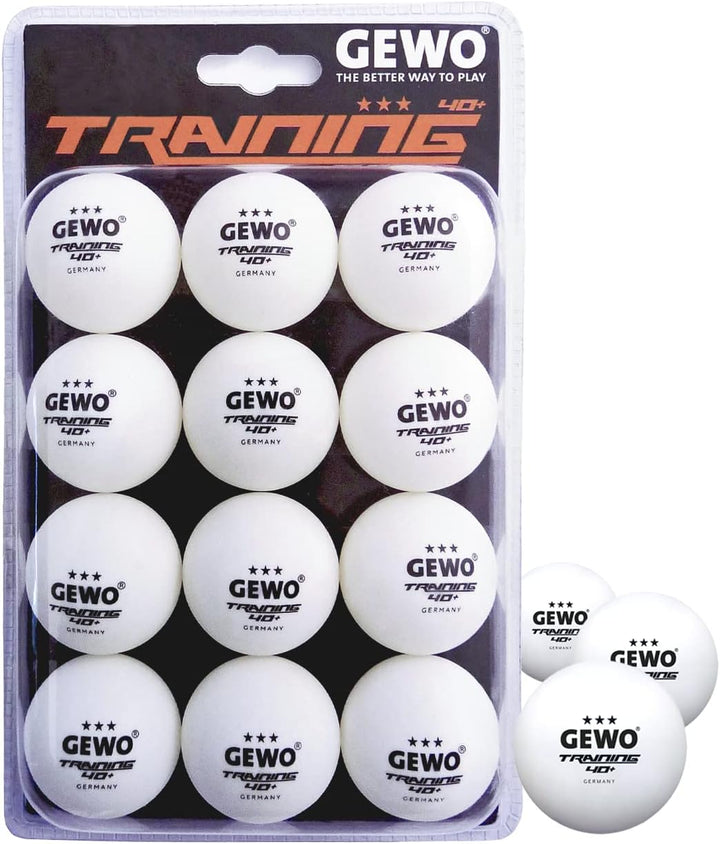 STIGA Royal 5 Sterne Tischtennis Schläger Pro Carbon, Schwarz/Rot Bundle mit Tischtennisbälle 12er,