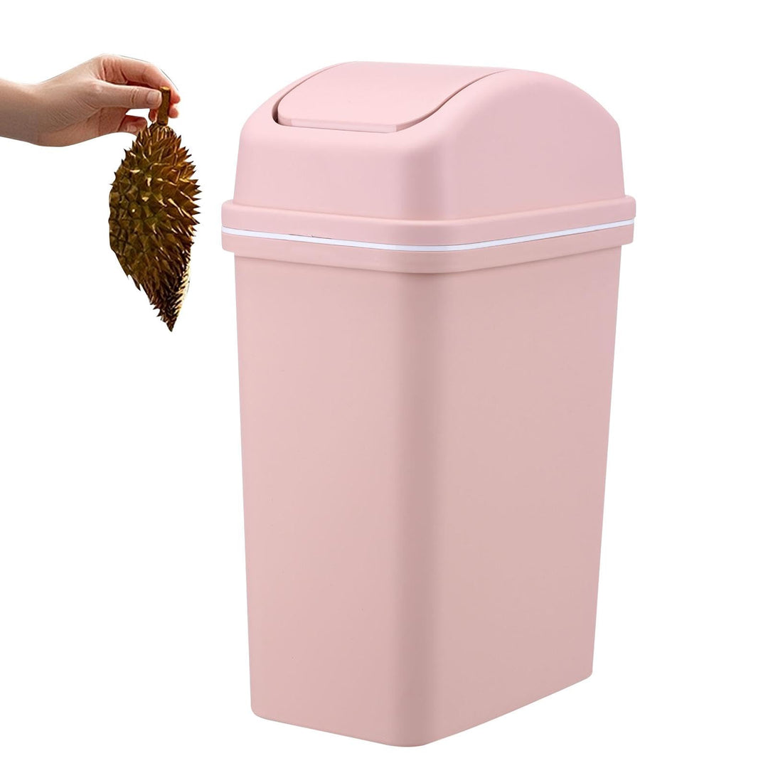 Hoher Küchenmülleimer, Mülleimer mit Schwingdeckel | 10L hoher Mülleimer mit Schwingdeckel,Badezimme