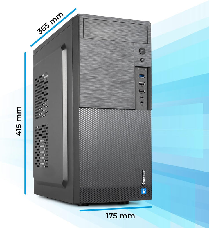 Case Vultech VCO-A1699 Rev 2.1 ATX 1x USB 2.0,2X USB 3.0, ohne Netzteil, Schwarz Ohne Netzteil ATX -