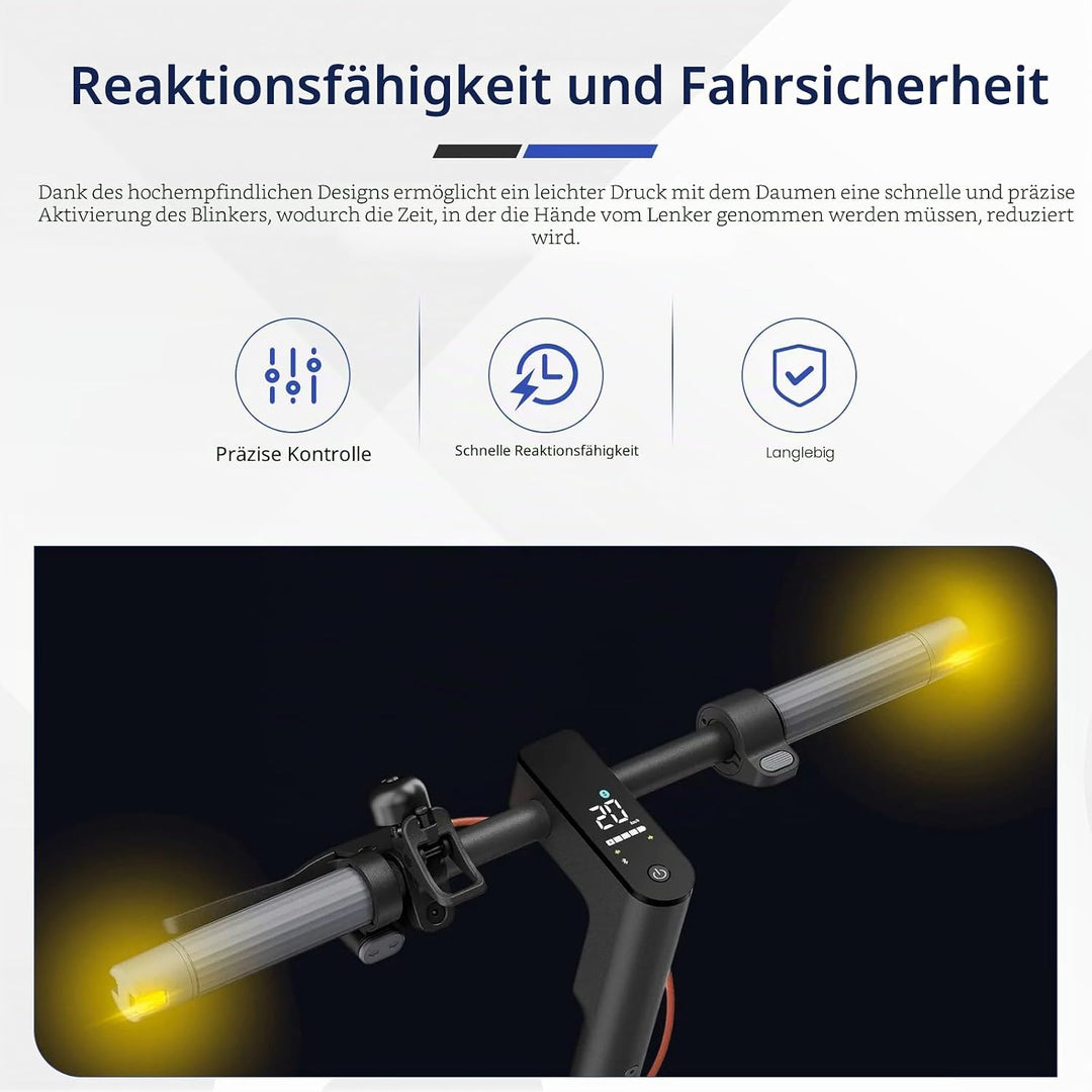ulip Schalter für xiaomi 5/5 Max/5 Pro Elektroroller, linke und rechte Hupe, langlebige Lenkerteile,