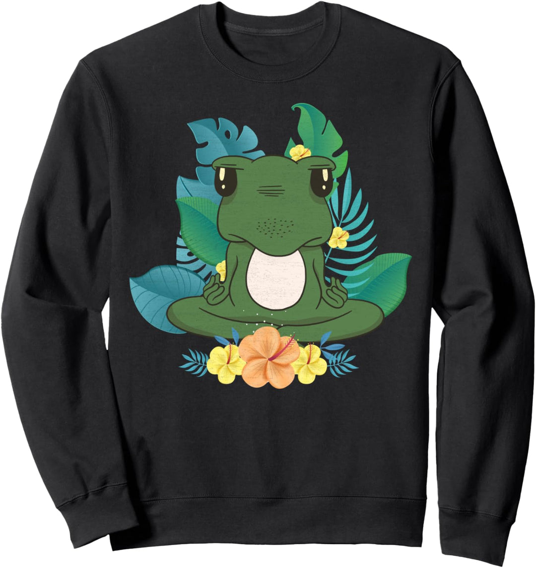 Frosch Grüner Frosch Frösche Lieblingstier Frosch Kröte Sweatshirt