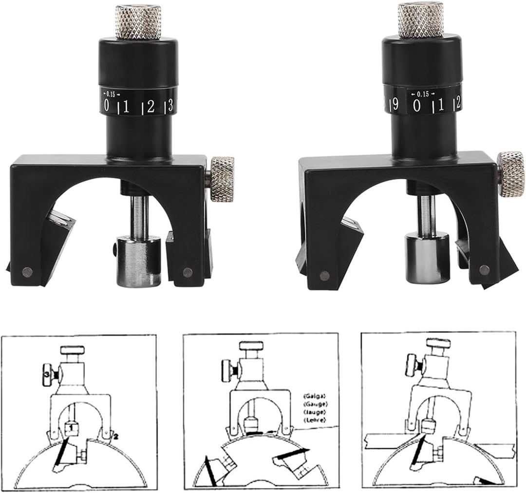 Hobelmesser-Einstellvorrichtung, 2 Stück, Magnetische Hobelmesser-Einstellvorrichtung, Messgeräte-Se