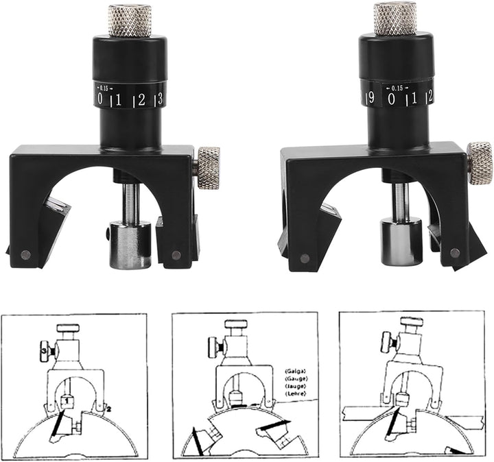 Hobelmesser-Einstellvorrichtung, 2 Stück, Magnetische Hobelmesser-Einstellvorrichtung, Messgeräte-Se