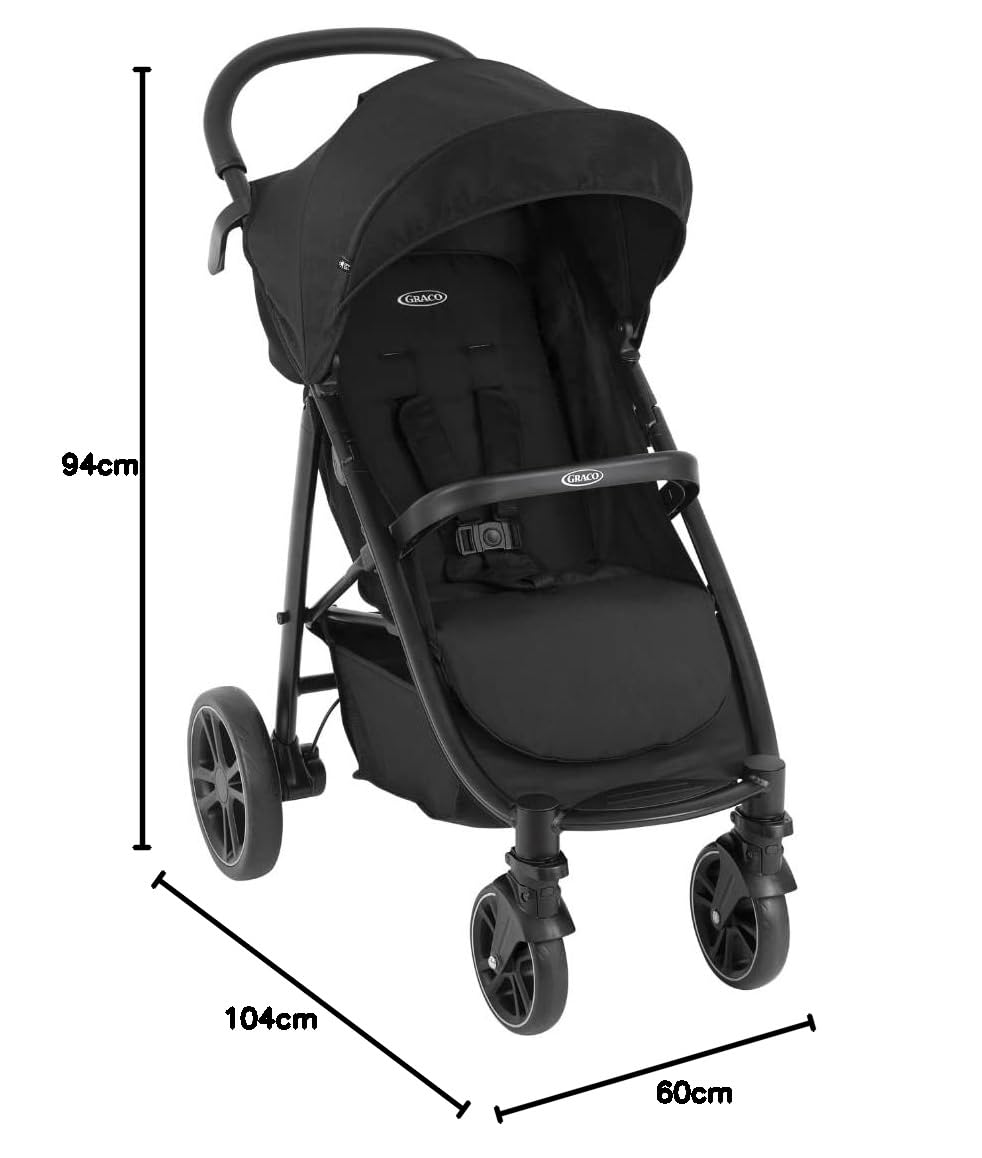 Graco EeZeFold™ Sportwagen mit cleverem Faltmechanismus, ab Geburt bis ca. 3 Jahre (0 bis 15 kg), in