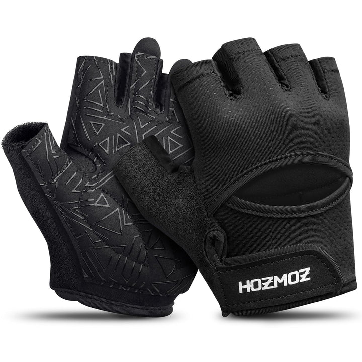 Belüftete Gewichtheberhandschuhe, dick gepolsterte Workout-Handschuhe mit vollem Handflächenschutz,