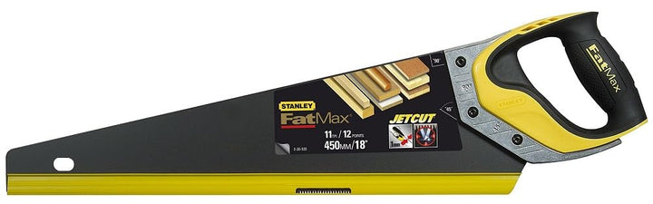 Stanley FatMax Gen2 Appliflon Handsäge (450 mm Länge, 11 Zähne/Inch, 1 mm Klingenbreite, Tri-Materia