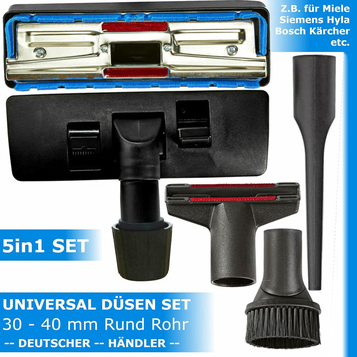Staubsauger Set Kombidüse Düse Bürste Bodendüse kompatibel mit arnica Bora 4000 Hydra Mila Lotus Tes