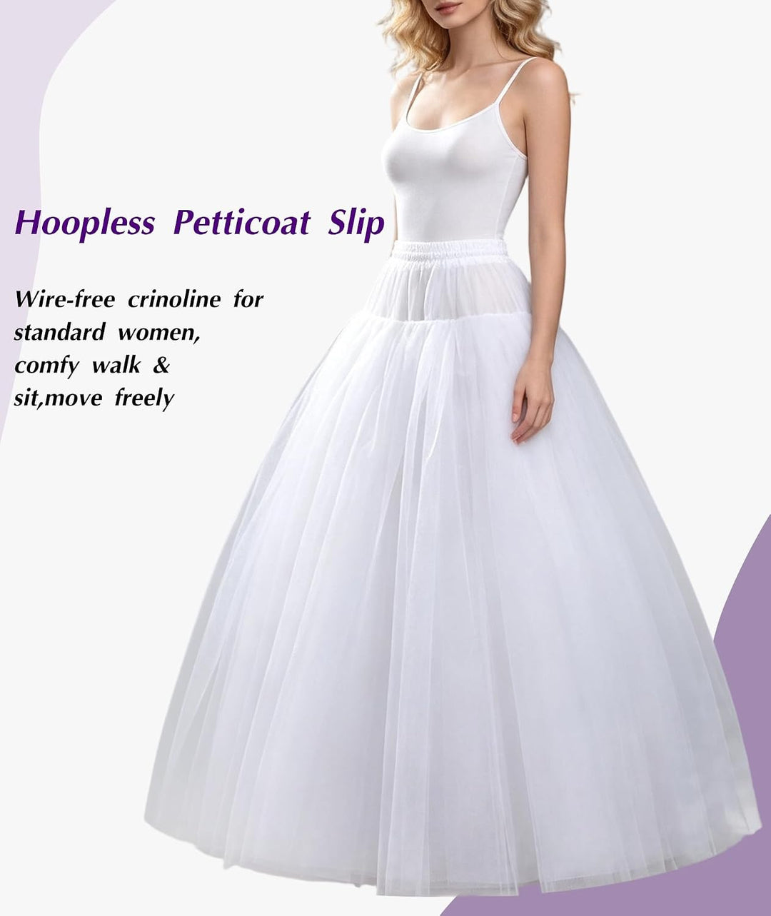 dgdgbaby Damen Hooplesua Halber Schlupf, weiss, One Size