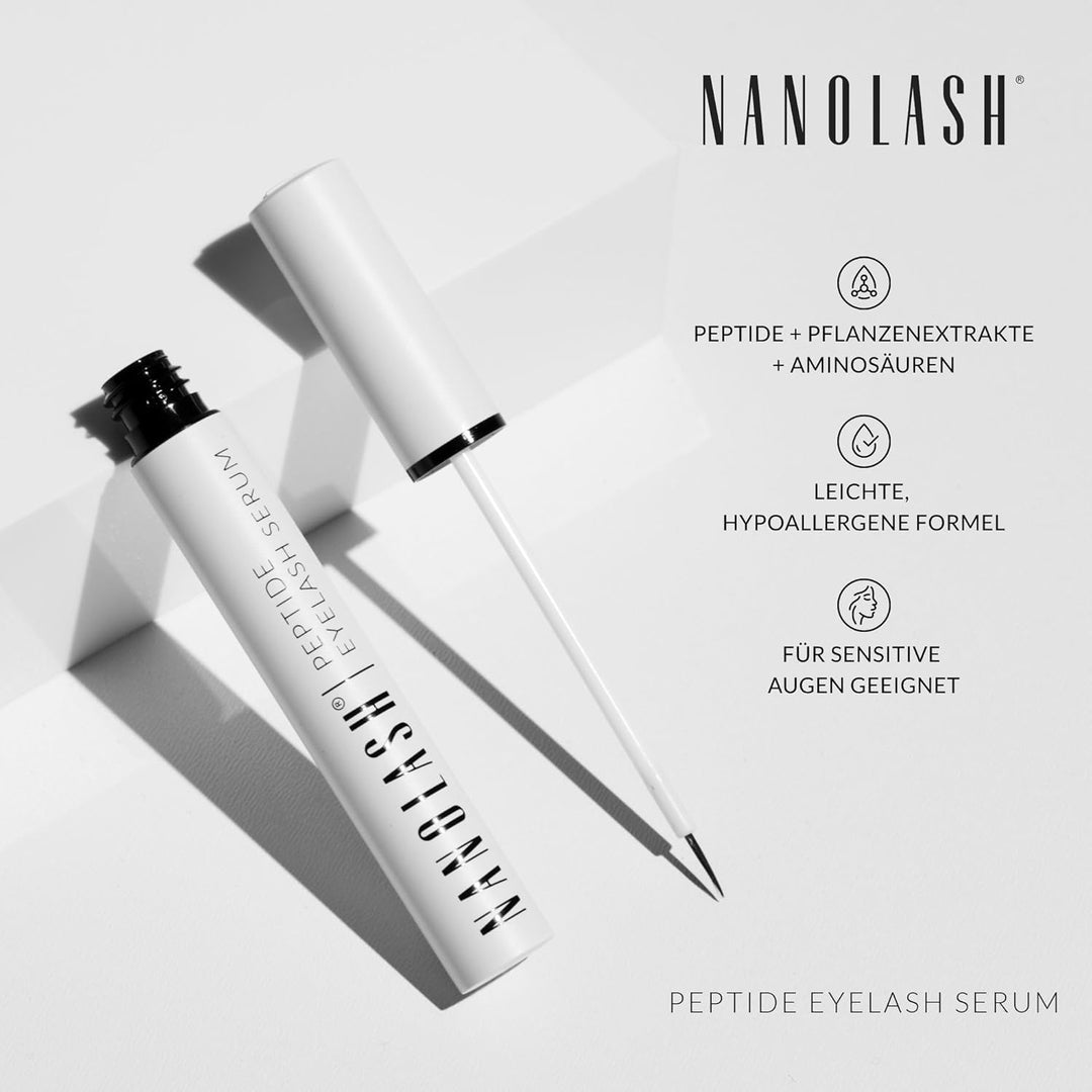 Wimpernserum Nanolash 5 ml - Wimpern serum ohne hormone, Serum für Wimpern, Wimpern serum mit Peptid