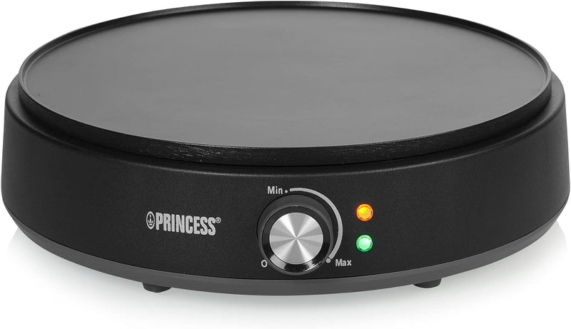 Princess 492235 Crêpe-Maker Deluxe, Backfläche ø 30 cm, einstellbarer Thermostat, Antihaftbeschichtu