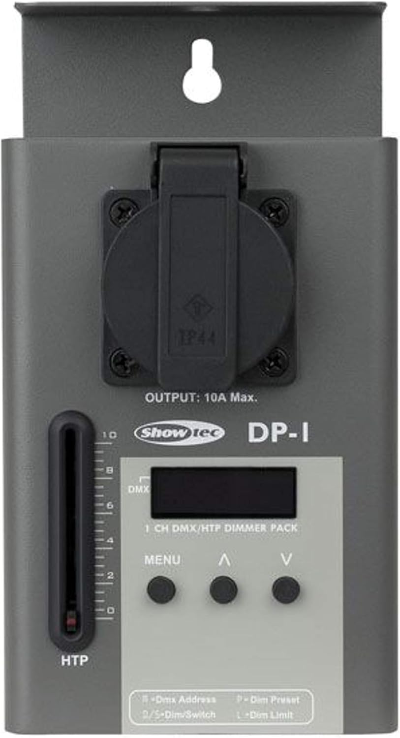 Showtec Single 2, 1 Kanal DMX Dimmer Pack mit Regler, Botex UP-2