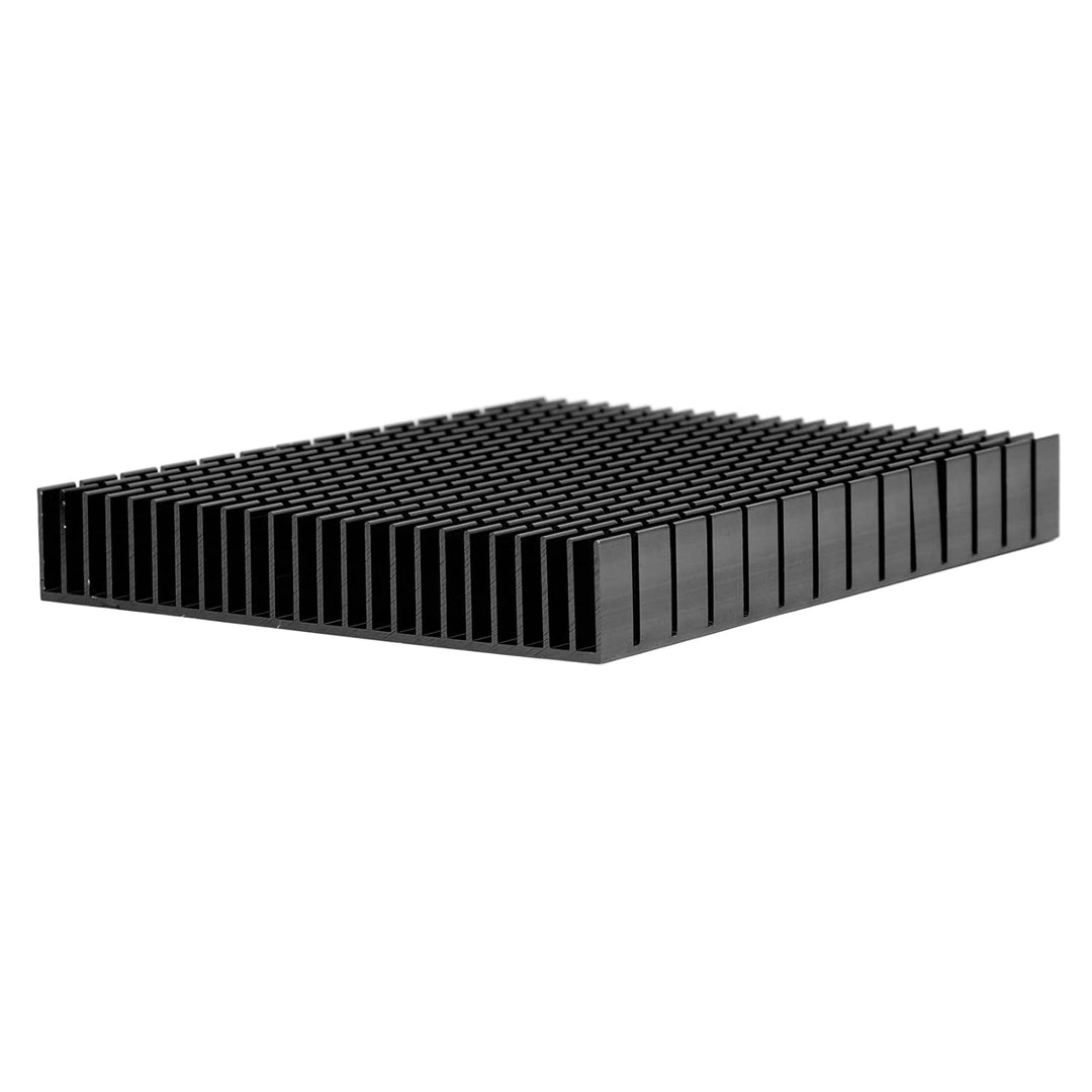 Yctze Kühlkörper gross, Kühlkörper Aluminium, 150x120x20mm Kühler Schwarz Kühlung Kühlkörper Kühler
